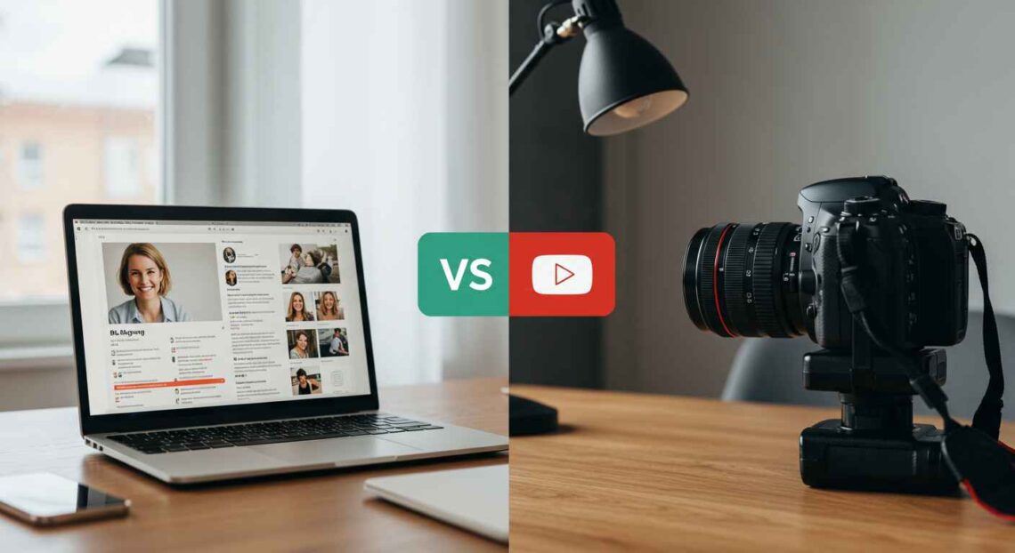 Blogging vs YouTube – Which Is Better for Income?